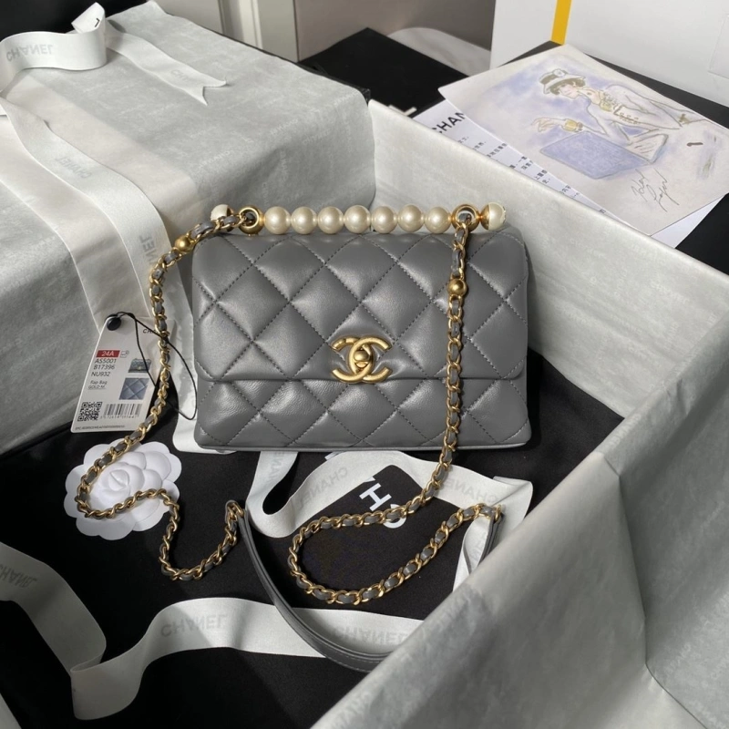 Ch**el satchel bags 4017-0848