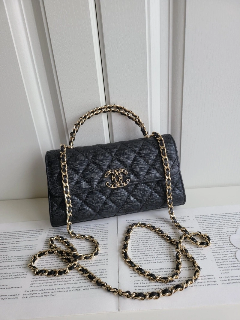 Ch**el top handle bags 4017-1375