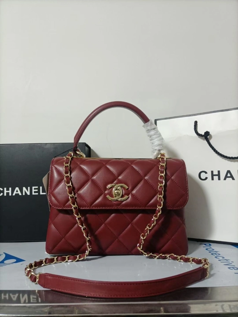 Ch**el top handle bags 4017-1593