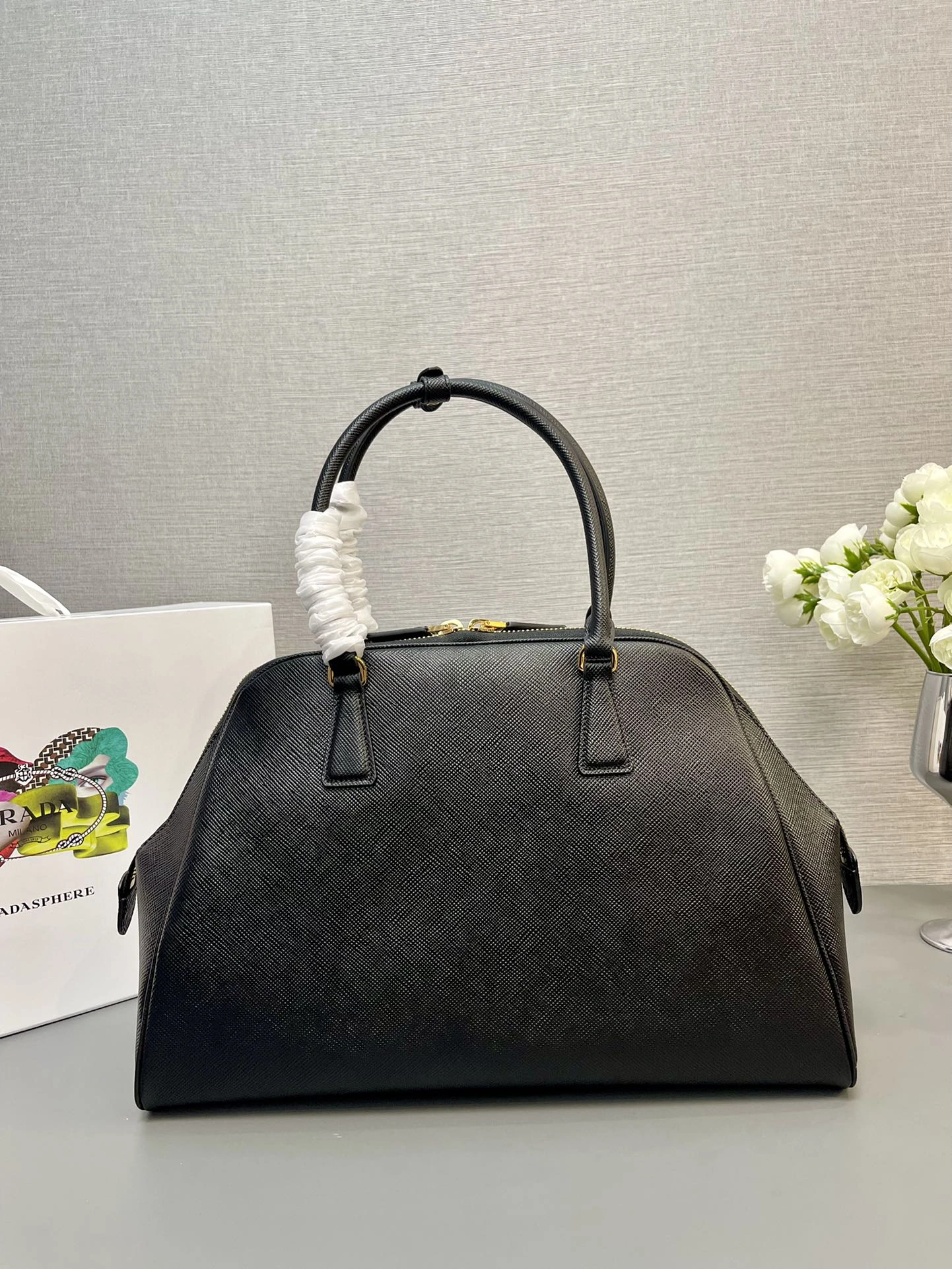 Pra*a top handle bags 4135d-0010