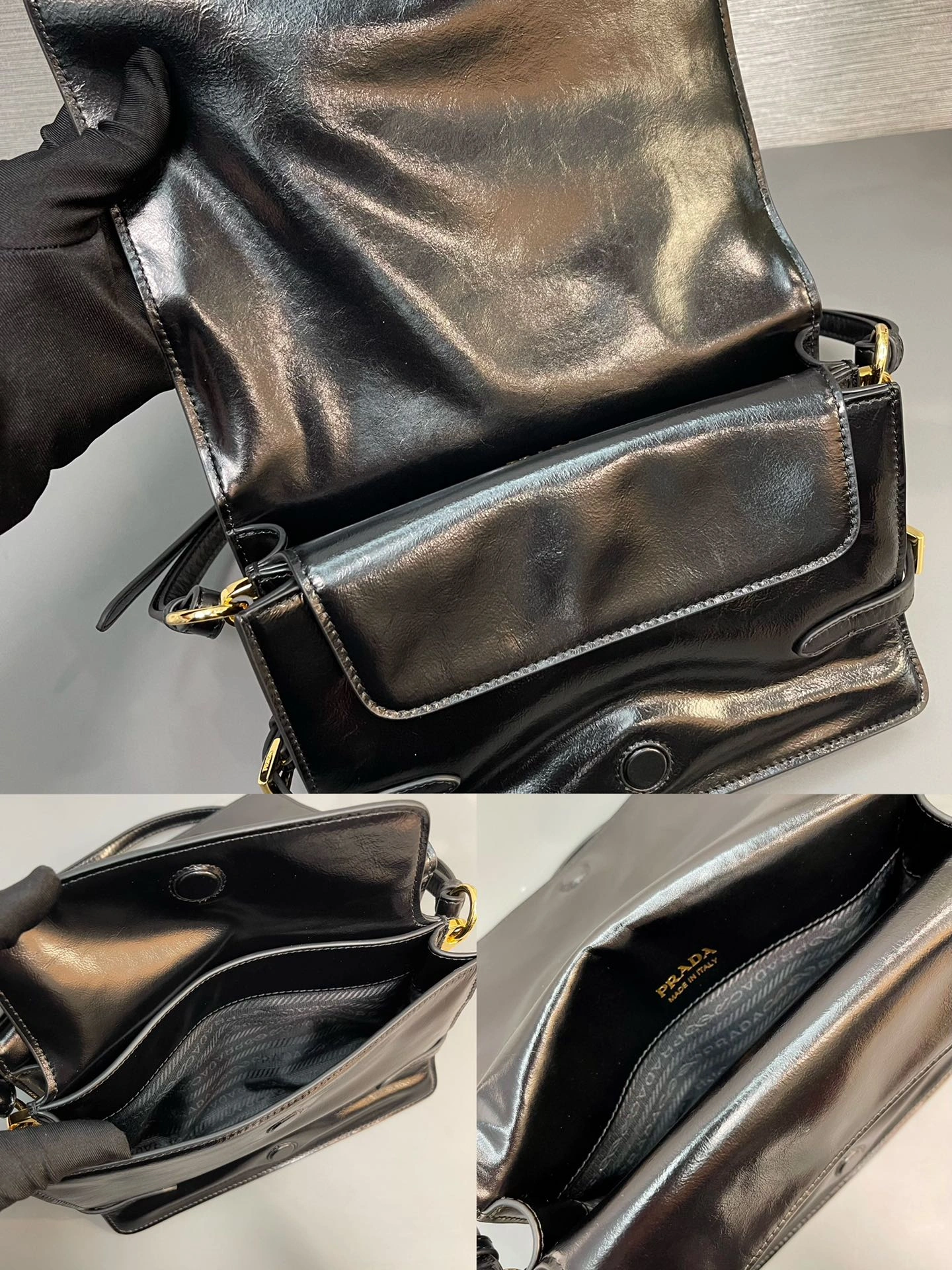 Pra*a top handle bags 4135d-0079