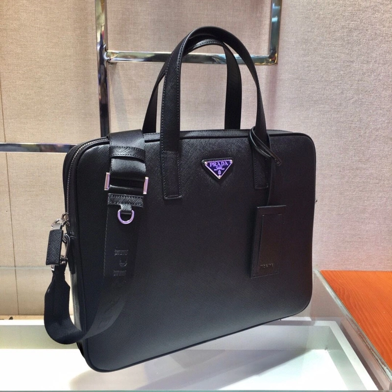 mens Pra*a briefcases 4213-0481