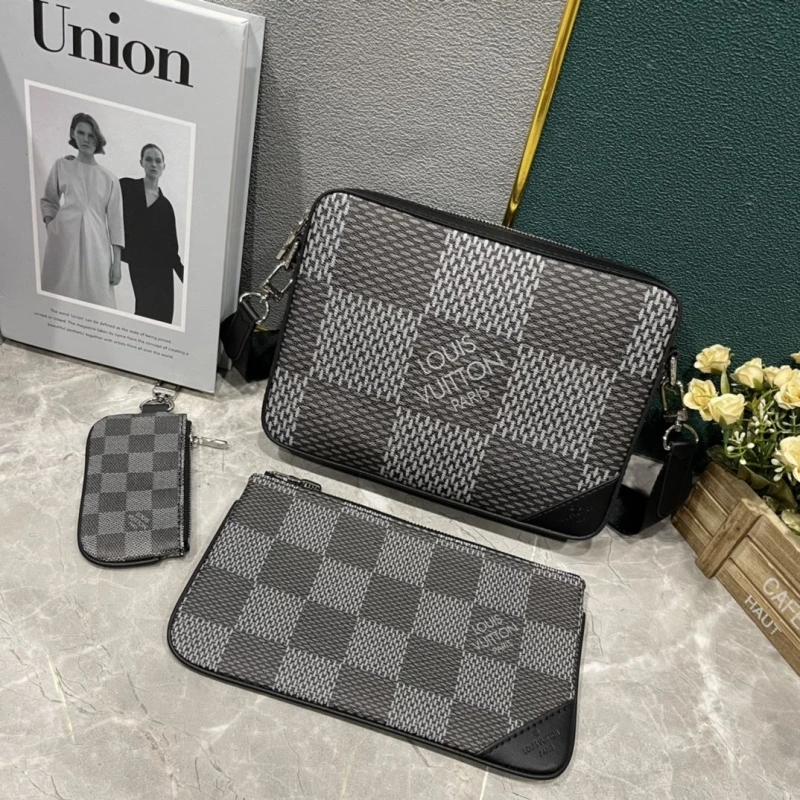 LV Satchel bags 4233H-1859