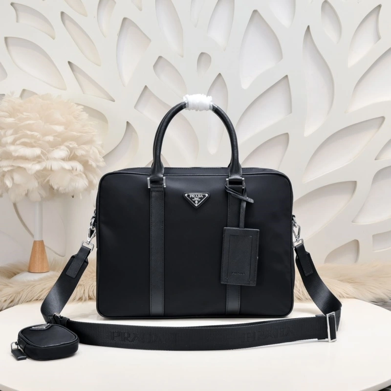 mens Pra*a briefcases 4288-0049