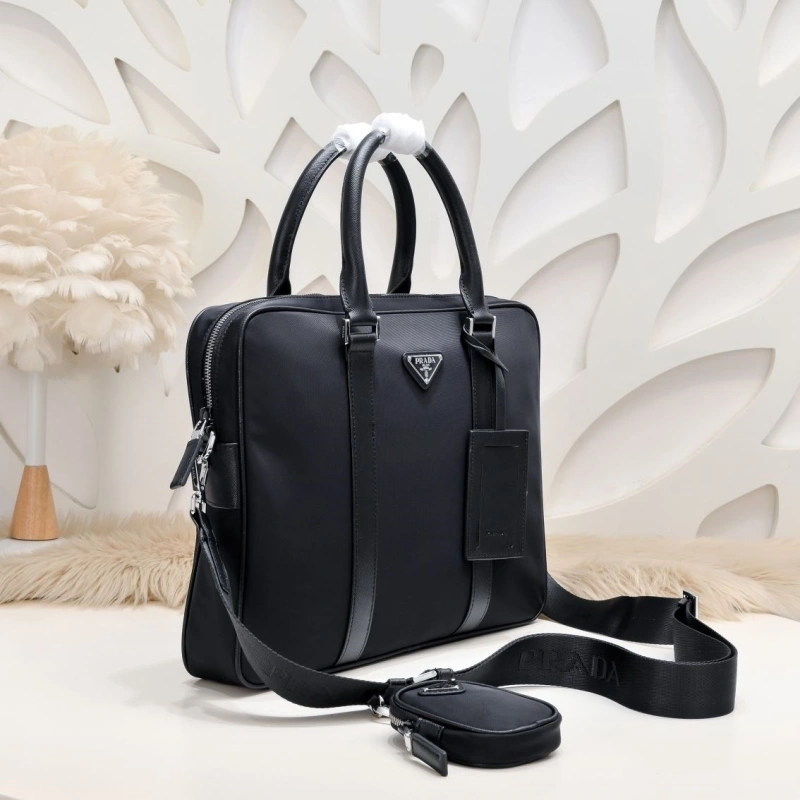 mens Pra*a briefcases 4288-0049
