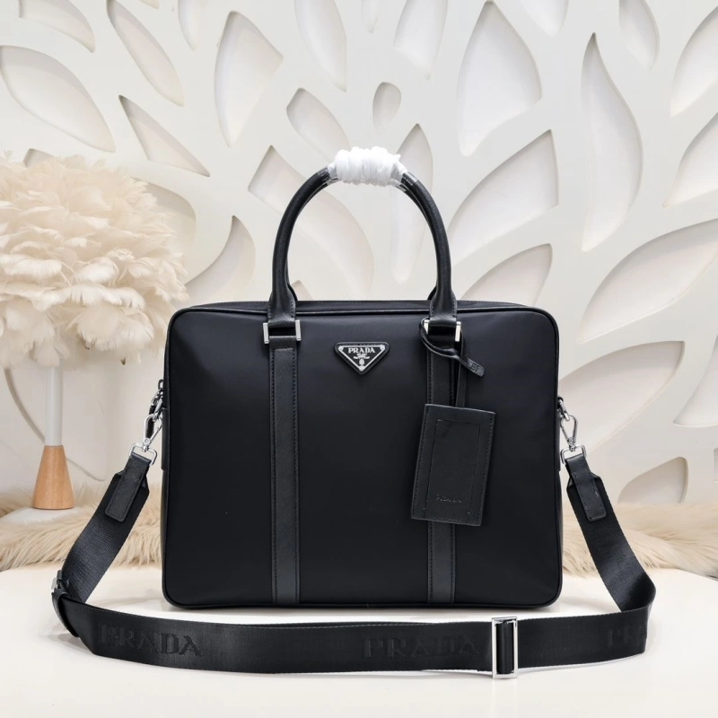 mens Pra*a briefcases 4288-0050